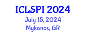 International Conference on Legal, Security and Privacy Issues (ICLSPI) July 15, 2024 - Mykonos, Greece