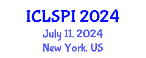 International Conference on Legal, Security and Privacy Issues (ICLSPI) July 11, 2024 - New York, United States