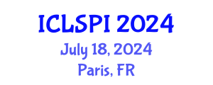 International Conference on Legal, Security and Privacy Issues (ICLSPI) July 18, 2024 - Paris, France