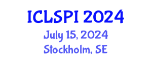 International Conference on Legal, Security and Privacy Issues (ICLSPI) July 15, 2024 - Stockholm, Sweden