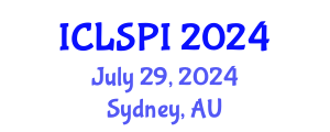International Conference on Legal, Security and Privacy Issues (ICLSPI) July 29, 2024 - Sydney, Australia