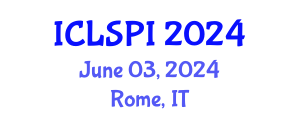 International Conference on Legal, Security and Privacy Issues (ICLSPI) June 03, 2024 - Rome, Italy