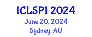 International Conference on Legal, Security and Privacy Issues (ICLSPI) June 20, 2024 - Sydney, Australia