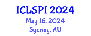International Conference on Legal, Security and Privacy Issues (ICLSPI) May 16, 2024 - Sydney, Australia