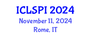 International Conference on Legal, Security and Privacy Issues (ICLSPI) November 11, 2024 - Rome, Italy