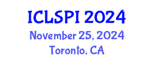 International Conference on Legal, Security and Privacy Issues (ICLSPI) November 25, 2024 - Toronto, Canada