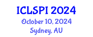International Conference on Legal, Security and Privacy Issues (ICLSPI) October 10, 2024 - Sydney, Australia