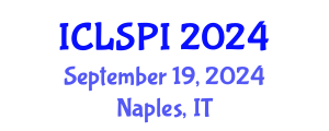International Conference on Legal, Security and Privacy Issues (ICLSPI) September 19, 2024 - Naples, Italy