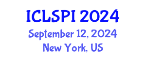 International Conference on Legal, Security and Privacy Issues (ICLSPI) September 12, 2024 - New York, United States