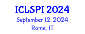 International Conference on Legal, Security and Privacy Issues (ICLSPI) September 12, 2024 - Rome, Italy
