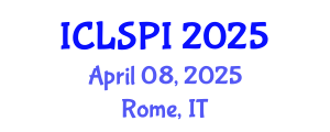 International Conference on Legal, Security and Privacy Issues (ICLSPI) April 08, 2025 - Rome, Italy
