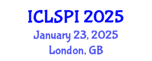 International Conference on Legal, Security and Privacy Issues (ICLSPI) January 23, 2025 - London, United Kingdom