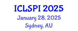 International Conference on Legal, Security and Privacy Issues (ICLSPI) January 28, 2025 - Sydney, Australia