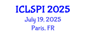 International Conference on Legal, Security and Privacy Issues (ICLSPI) July 19, 2025 - Paris, France