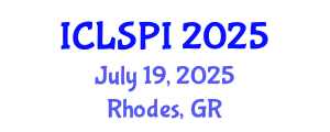 International Conference on Legal, Security and Privacy Issues (ICLSPI) July 19, 2025 - Rhodes, Greece