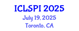 International Conference on Legal, Security and Privacy Issues (ICLSPI) July 19, 2025 - Toronto, Canada