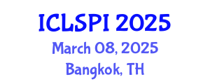 International Conference on Legal, Security and Privacy Issues (ICLSPI) March 08, 2025 - Bangkok, Thailand