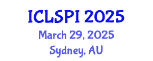 International Conference on Legal, Security and Privacy Issues (ICLSPI) March 29, 2025 - Sydney, Australia