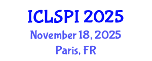 International Conference on Legal, Security and Privacy Issues (ICLSPI) November 18, 2025 - Paris, France