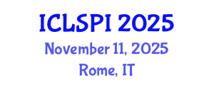 International Conference on Legal, Security and Privacy Issues (ICLSPI) November 11, 2025 - Rome, Italy