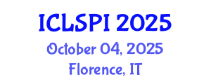 International Conference on Legal, Security and Privacy Issues (ICLSPI) October 04, 2025 - Florence, Italy