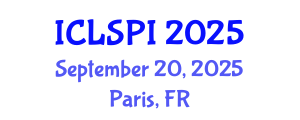 International Conference on Legal, Security and Privacy Issues (ICLSPI) September 20, 2025 - Paris, France