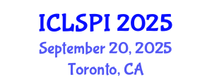 International Conference on Legal, Security and Privacy Issues (ICLSPI) September 20, 2025 - Toronto, Canada