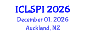 International Conference on Legal, Security and Privacy Issues (ICLSPI) December 01, 2026 - Auckland, New Zealand International Conference on Legal, Security and Privacy Issues (ICLSPI) December 01, 2026 - Auckland, New Zealand