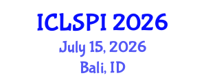 International Conference on Legal, Security and Privacy Issues (ICLSPI) July 15, 2026 - Bali, Indonesia International Conference on Legal, Security and Privacy Issues (ICLSPI) July 15, 2026 - Bali, Indonesia