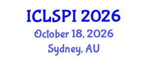 International Conference on Legal, Security and Privacy Issues (ICLSPI) October 18, 2026 - Sydney, Australia International Conference on Legal, Security and Privacy Issues (ICLSPI) October 18, 2026 - Sydney, Australia