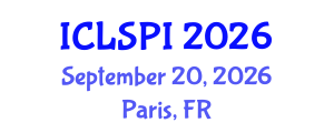 International Conference on Legal, Security and Privacy Issues (ICLSPI) September 20, 2026 - Paris, France International Conference on Legal, Security and Privacy Issues (ICLSPI) September 20, 2026 - Paris, France