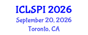 International Conference on Legal, Security and Privacy Issues (ICLSPI) September 20, 2026 - Toronto, Canada International Conference on Legal, Security and Privacy Issues (ICLSPI) September 20, 2026 - Toronto, Canada