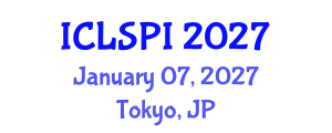 International Conference on Legal, Security and Privacy Issues (ICLSPI) January 07, 2027 - Tokyo, Japan International Conference on Legal, Security and Privacy Issues (ICLSPI) January 07, 2027 - Tokyo, Japan