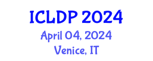 International Conference on Lexicography and Discourse Prosody (ICLDP) April 04, 2024 - Venice, Italy