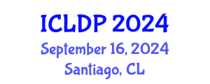 International Conference on Lexicography and Discourse Prosody (ICLDP) September 16, 2024 - Santiago, Chile