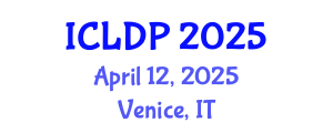 International Conference on Lexicography and Discourse Prosody (ICLDP) April 12, 2025 - Venice, Italy