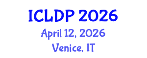 International Conference on Lexicography and Discourse Prosody (ICLDP) April 12, 2026 - Venice, Italy