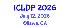 International Conference on Lexicography and Discourse Prosody (ICLDP) July 12, 2026 - Ottawa, Canada