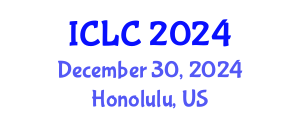 International Conference on Libraries and Civilization (ICLC) December 30, 2024 - Honolulu, United States