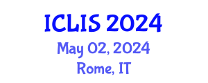 International Conference on Library and Information Science (ICLIS) May 02, 2024 - Rome, Italy