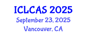 International Conference on Life Cycle Assessment and Sustainability (ICLCAS) September 23, 2025 - Vancouver, Canada
