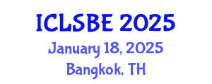 International Conference on Life Science and Biological Engineering (ICLSBE) January 18, 2025 - Bangkok, Thailand