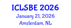 International Conference on Life Science and Biological Engineering (ICLSBE) January 21, 2026 - Amsterdam, Netherlands