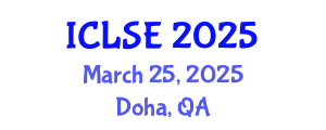 International Conference on Life Science and Engineering (ICLSE) March 25, 2025 - Doha, Qatar