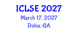 International Conference on Life Science and Engineering (ICLSE) March 17, 2027 - Doha, Qatar International Conference on Life Science and Engineering (ICLSE) March 17, 2027 - Doha, Qatar