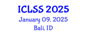 International Conference on Life Sciences and Sustainability (ICLSS) January 09, 2025 - Bali, Indonesia