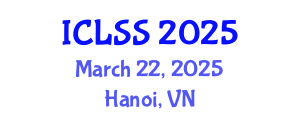 International Conference on Life Sciences and Sustainability (ICLSS) March 22, 2025 - Hanoi, Vietnam