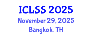 International Conference on Life Sciences and Sustainability (ICLSS) November 29, 2025 - Bangkok, Thailand