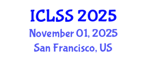 International Conference on Life Sciences and Sustainability (ICLSS) November 01, 2025 - San Francisco, United States