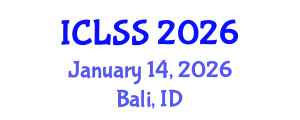 International Conference on Life Sciences and Sustainability (ICLSS) January 14, 2026 - Bali, Indonesia